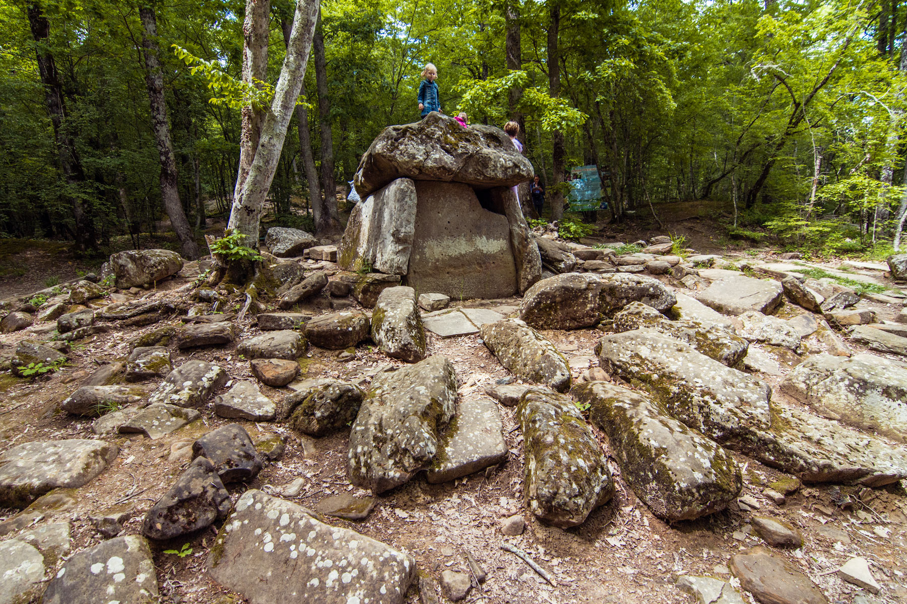 Долина реки Жане, дольмены и водопады - фото, карта, описание