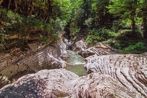 Мокрый каньон Псахо