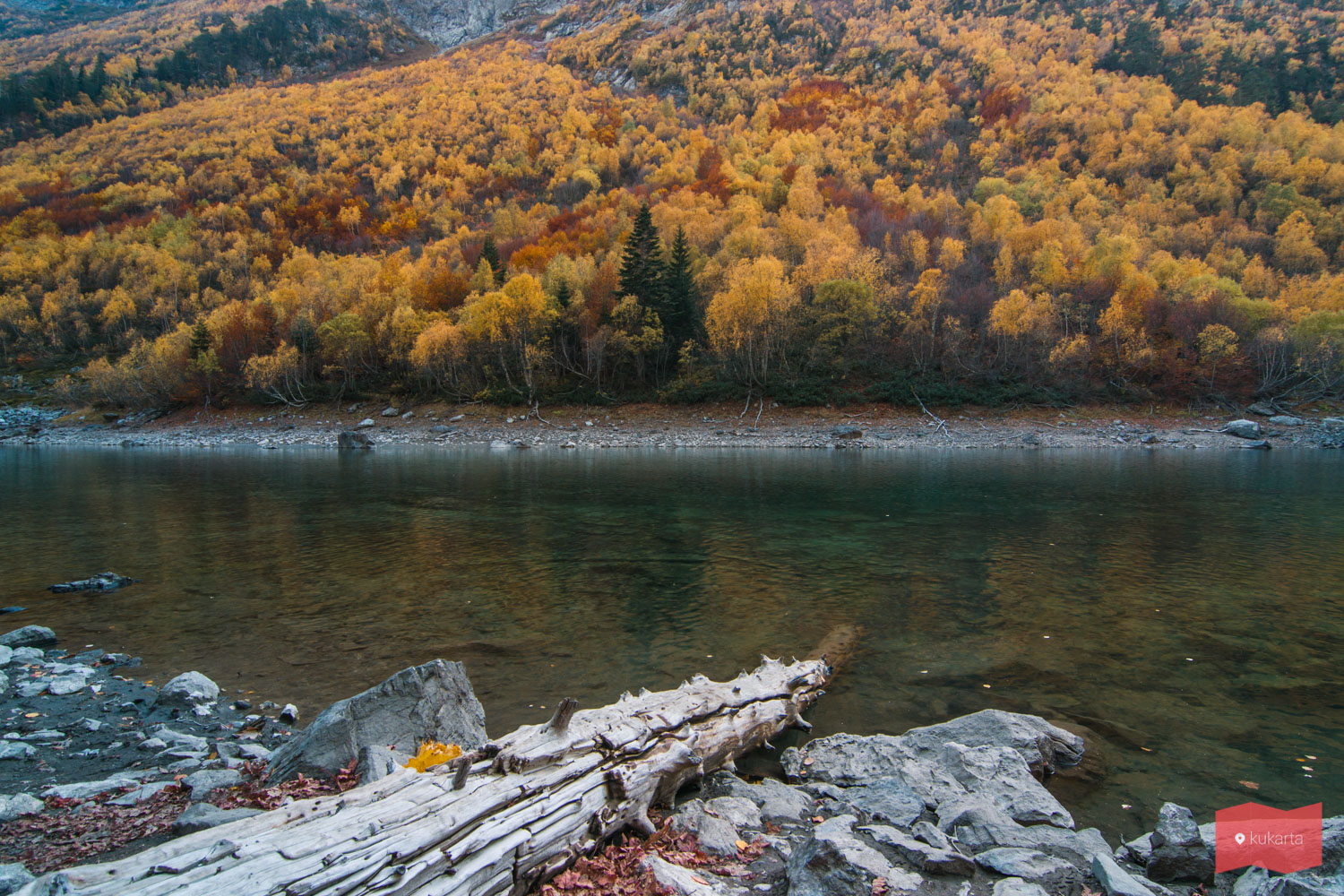 Бадукские озера, октябрь